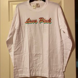 PINK Fluorescent Bling Long Sleeve